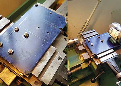 Figure 8.  Secondary motor mounting setup.